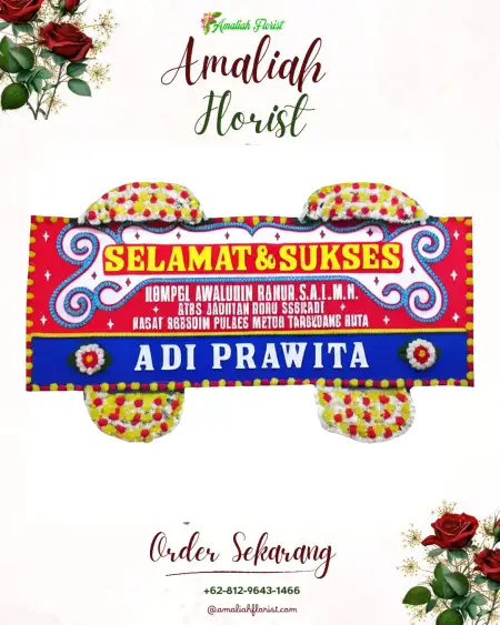 Papan Bunga Ucapan Selamat Kanorejo